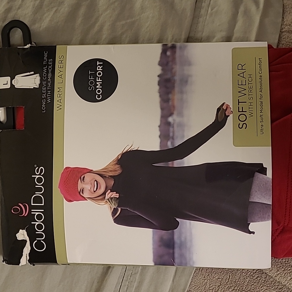 Cuddl Duds Cowl Tunic